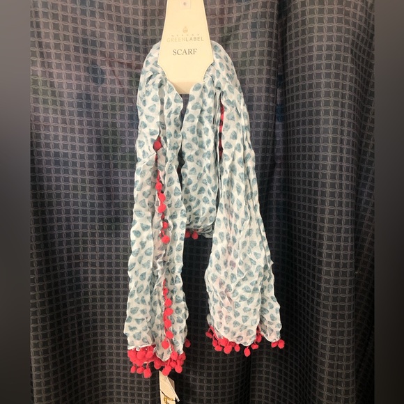 Quagga green label boho light weight colorful scarf - Picture 2 of 6